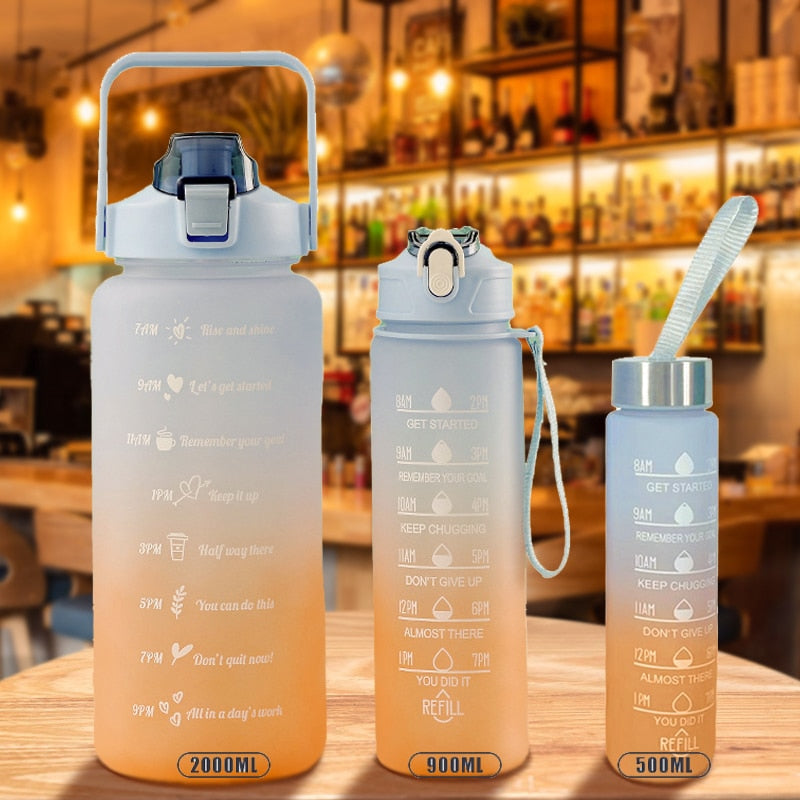 All Day Hydrate Time Marker Water Bottle | Kalsten