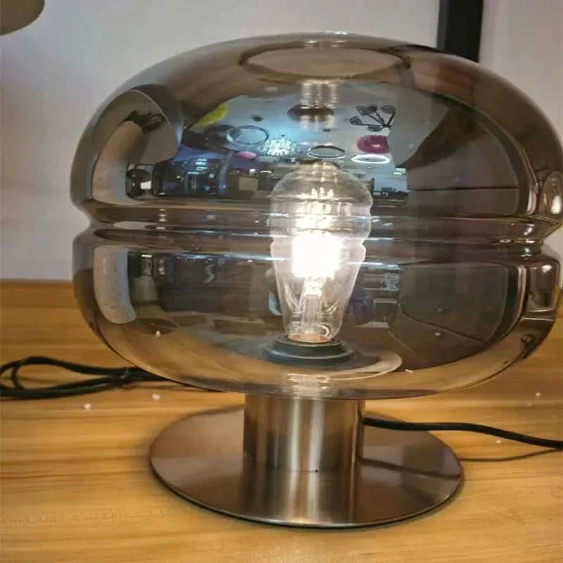 Scandinavian Glass Table Lamp – AuroraForm E27 | Kalsten