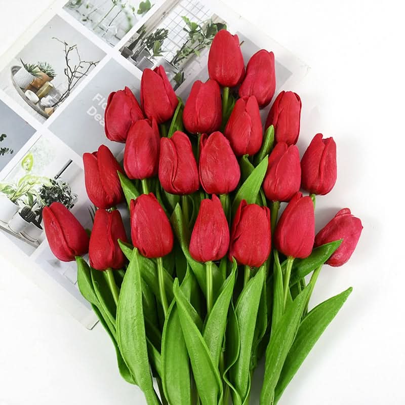 Kalsten | Artificial Tulip Bouquet with Realistic Lifelike Flowers