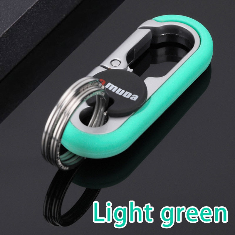 Kalsten | Steel Secure Double Ring Hook Keychain