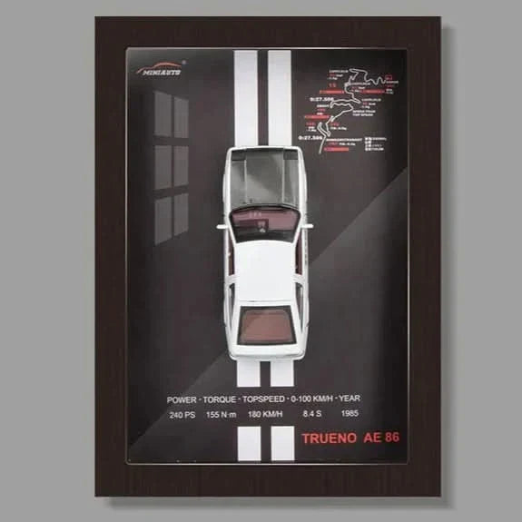 BowLift | Framed 3D Car Model Decorative Artwork