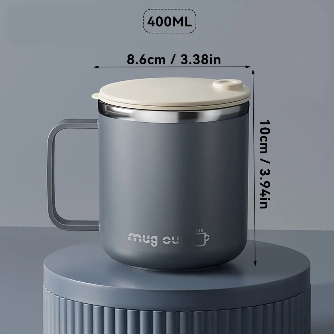 Insulated stainless steel coffee cup with lid | Kalsten
