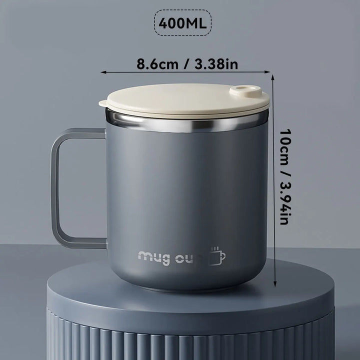 Insulated stainless steel coffee cup with lid | Kalsten