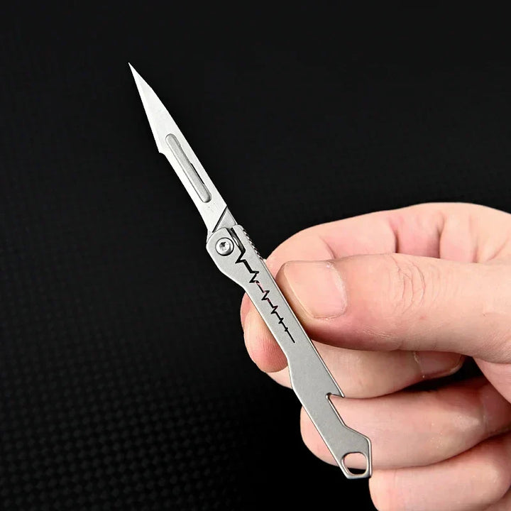Titanium All-Purpose Foldable Sharp Cutter Knife | Kalsten