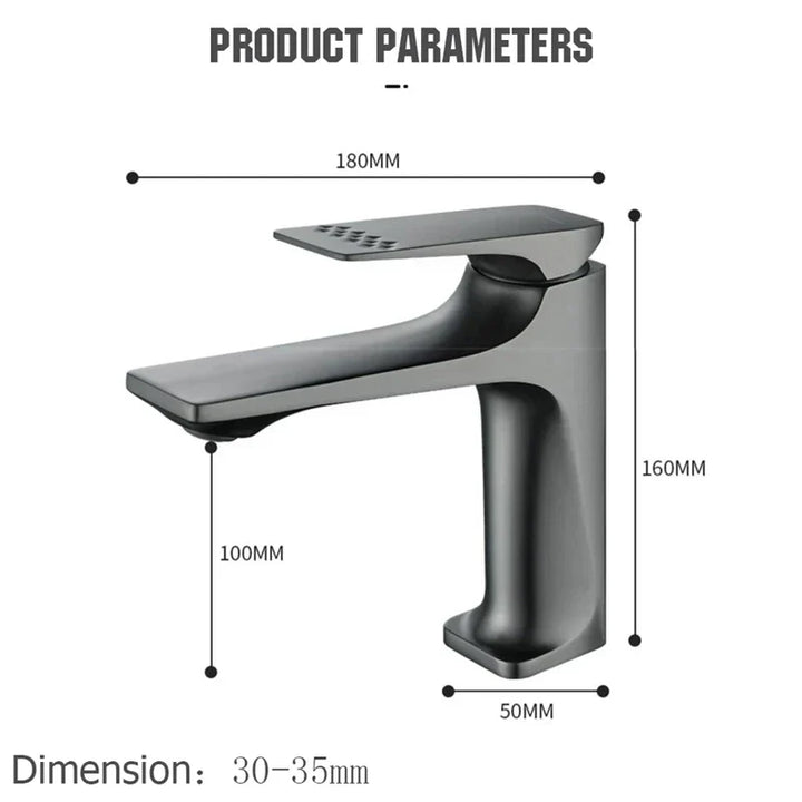 Elegant Bathroom Faucet - with Single Lever for Timeless Comfort Kalsten