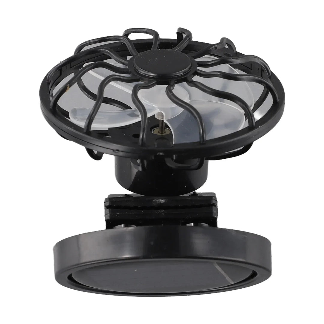 Kalsten | Solar-Ventilator SunBreeze ClipFan | Mini-Clip Fan with Solar Panel | For Outdoor Activities, Travel & Sports | Hands-Free Cooling