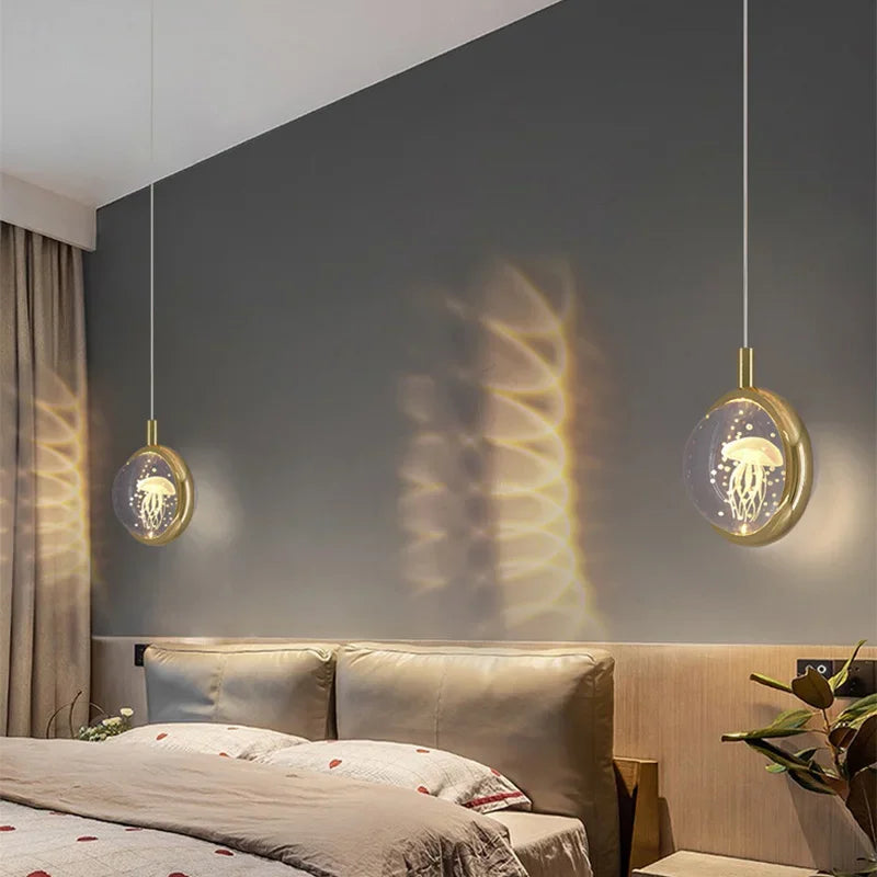 Nordic Crystal Halo Pendant Light | Kalsten
