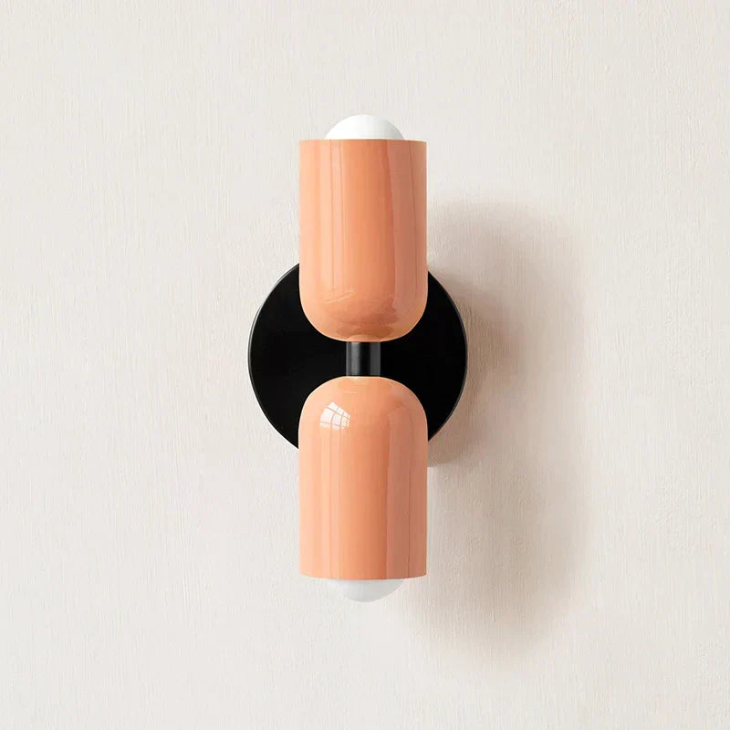 Double Head Wall Lamp Black Base | Kalsten
