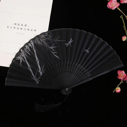 Traditional Japanese Style Floral Hand Fan | Karnz