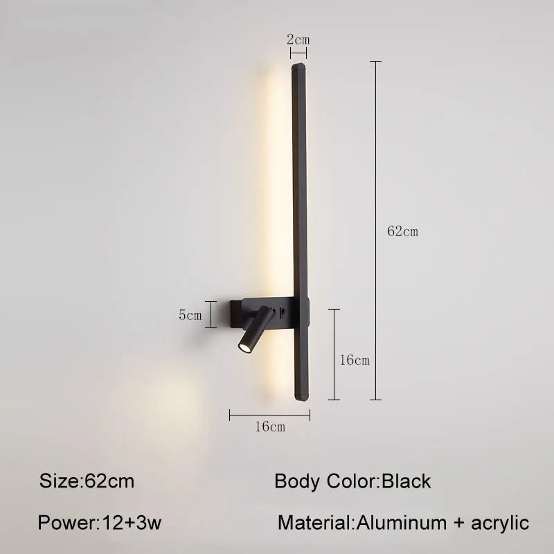 Creative Rotatable LED Wall Lamp - Modern and Versatile Lighting Solution | Kalsten