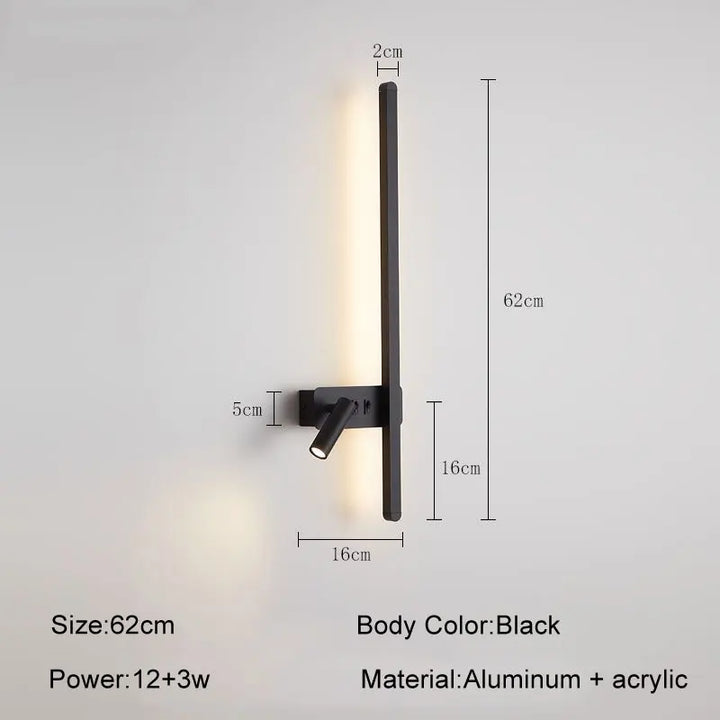 Creative Rotatable LED Wall Lamp - Modern and Versatile Lighting Solution | Kalsten