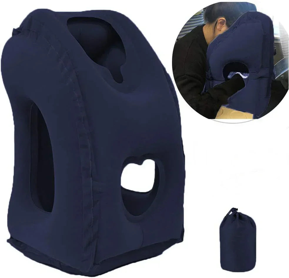 Kalsten | ComfortRest Travel Pillow | Ergonomic Travel Pillow for Neck & Head | Compact and Lightweight