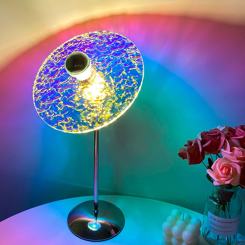 Sunset Atmosphere Rainbow Table Lamp | Kalsten