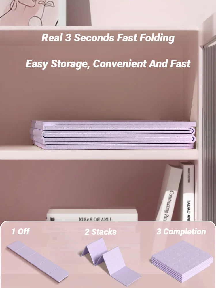 Kalsten | YogaMat FlexFold | Foldable & Lightweight | Double-Sided Non-Slip | Eco-Friendly TPE