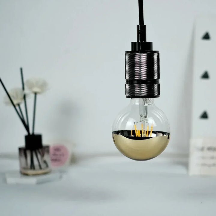 Vintage LED Bulb – Retro Table Lamp with Wooden Base | Kalsten