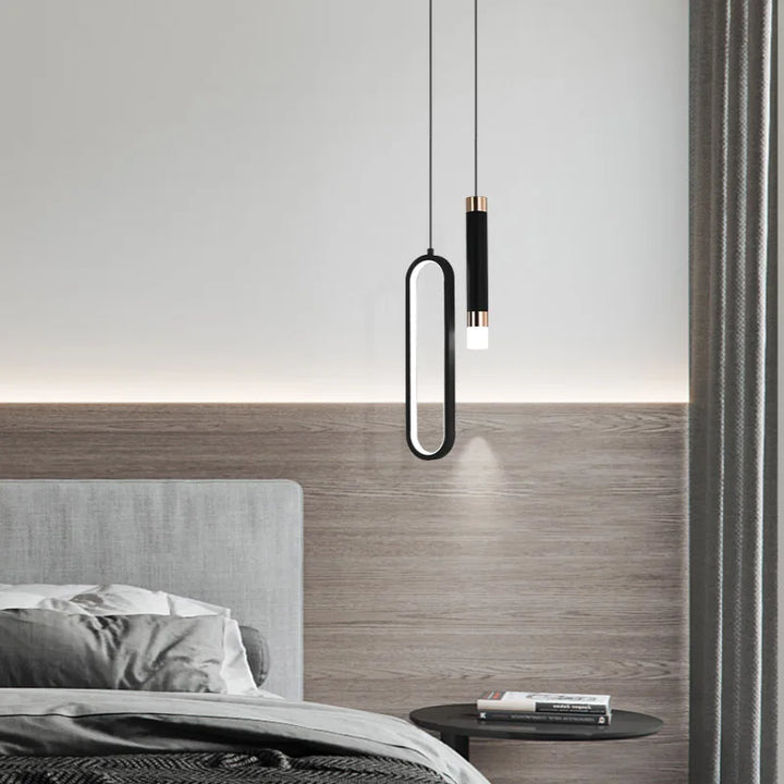 Modern Minimalist LED Pendant Light Chandelier – Adjustable Suspension Lamp for Bedroom, Living Room, and Home Decor | Kalsten