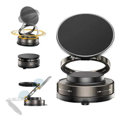 BowLift | 360° Rotatable Suction Magnetic Car Phone Holder