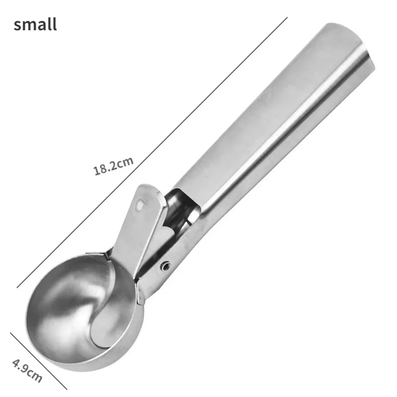 Kalsten | Scoop Ice Cream Scoop Stainless Steel | Robust & Dishwasher Safe | For small & large scoops | Smooth Handle