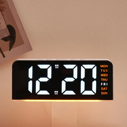 Modern LED Every Week Display Nightlight Alarm Clock | Karnz