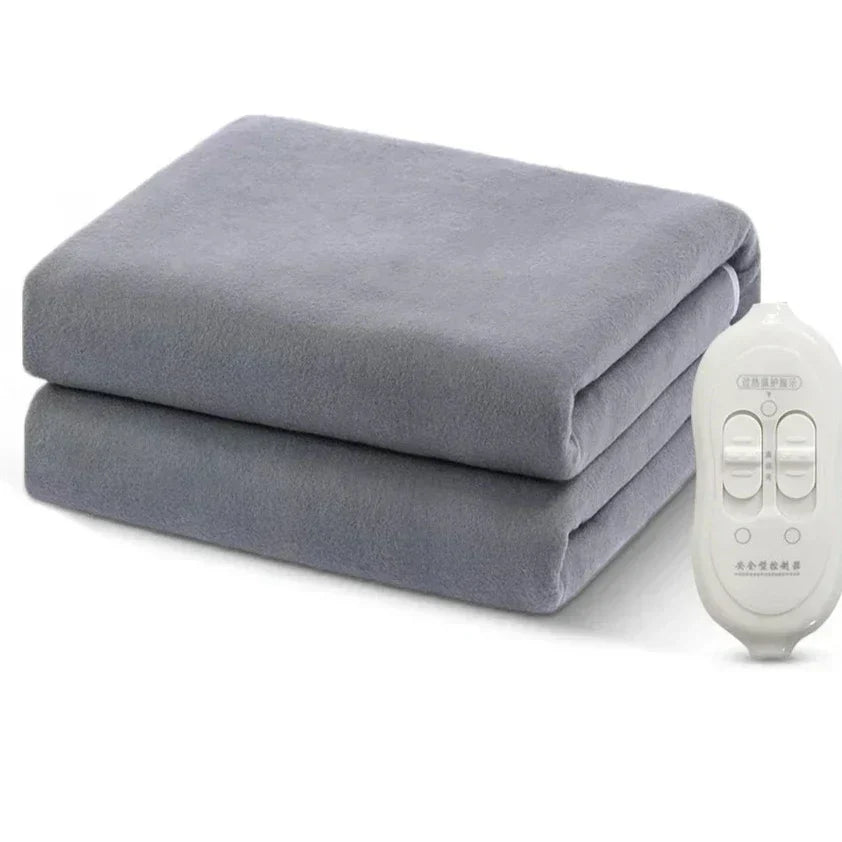 Electric heating blanket with thermostat control 220V - Intelligent temperature control for even heat and comfort on cold days | Kalsten