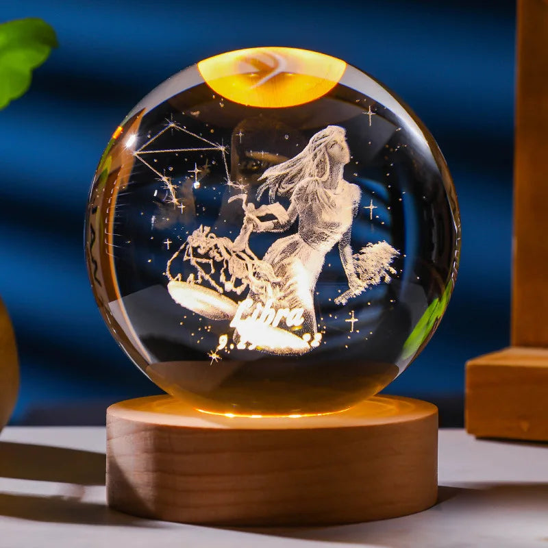 Constellation Crystal Ball Night Light | Kalsten