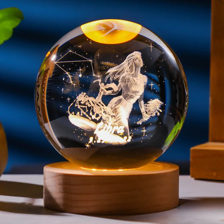 Constellation Crystal Ball Night Light | Kalsten