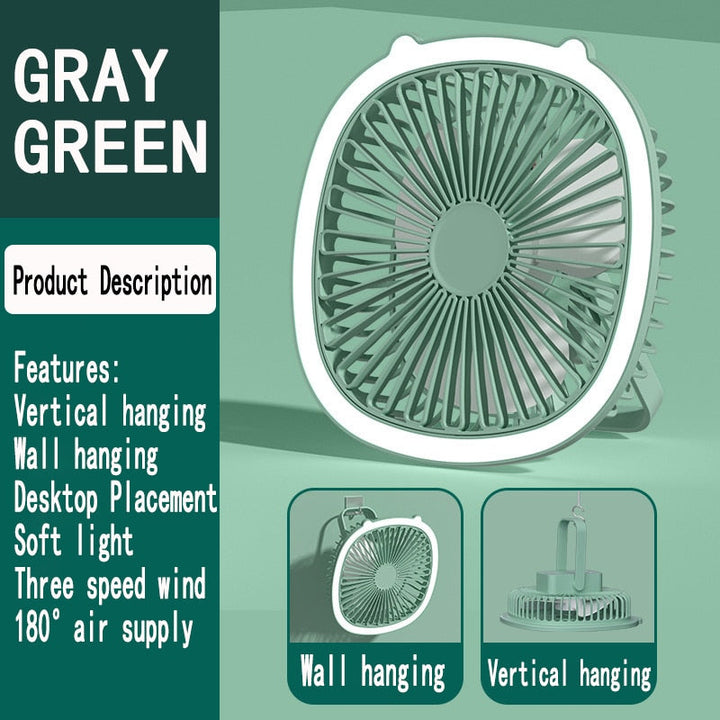 Compact Easy Mini Night Lamp USB Air Cooler | Kalsten