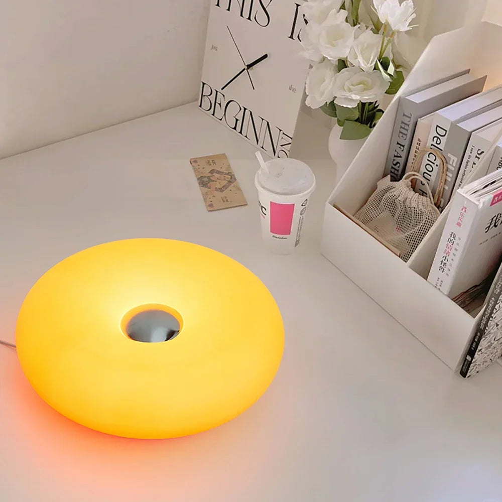 Table lamp Luminoro Bauhaus | USB & Touch | RGB 16 colors with remote control | Ambient light for living & bedroom | Kalsten