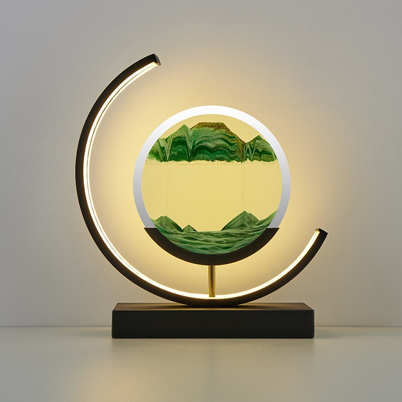Sand Table Lamp | Calming Sandscape Design | Perfect for Home Decor & Relaxation Spaces | Kalsten