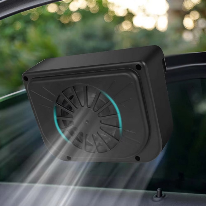 Solar-Powered Car Ventilation Fan for Odor and Smoke Elimination | Kalsten