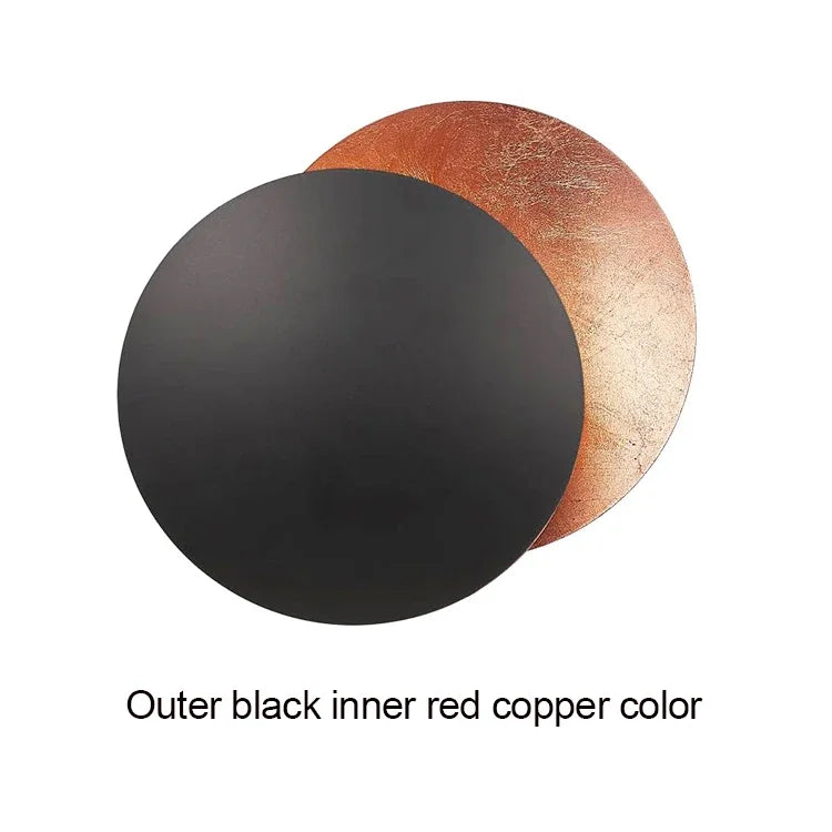 Modern Eclipse Wall Lamp – Round LED Wall Light for Bedroom, Aisle, Corridor, and Living Room | Kalsten