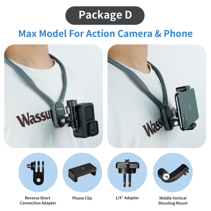 Magnetic Silicone Neck-Mounted Action Camera Accessories | Kalsten