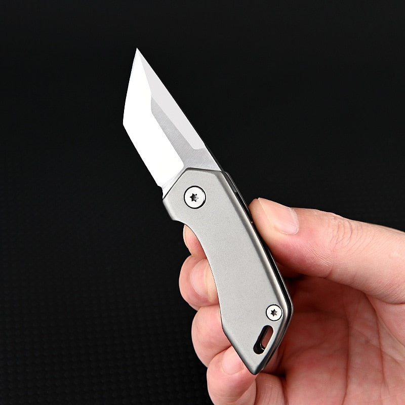 Titanium – Titanium alloy Pouch Keychain Knife