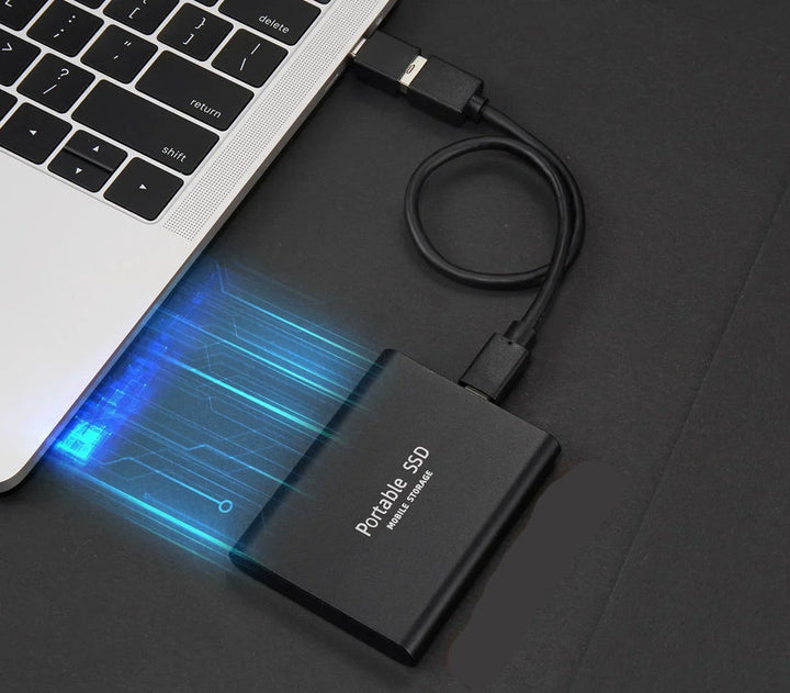 Kalsten | Speedora Ultra External SSD | USB 3.1 Type-C | Up to 1000 MB/s | 128 GB | Compact & Shockproof