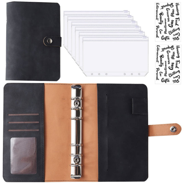 Kalsten | Financial Planner Leather Multi Pocket Bill Organizer Notebook