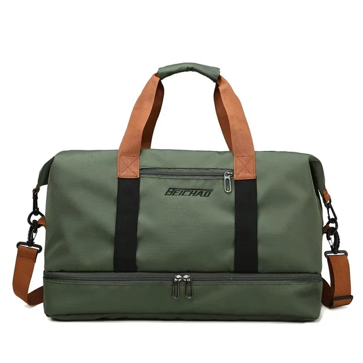 Kalsten | VOLARIS Fitness Travel Bag | Large Capacity | Dry-Wet Separation | Hand & Shoulder Bag for Women
