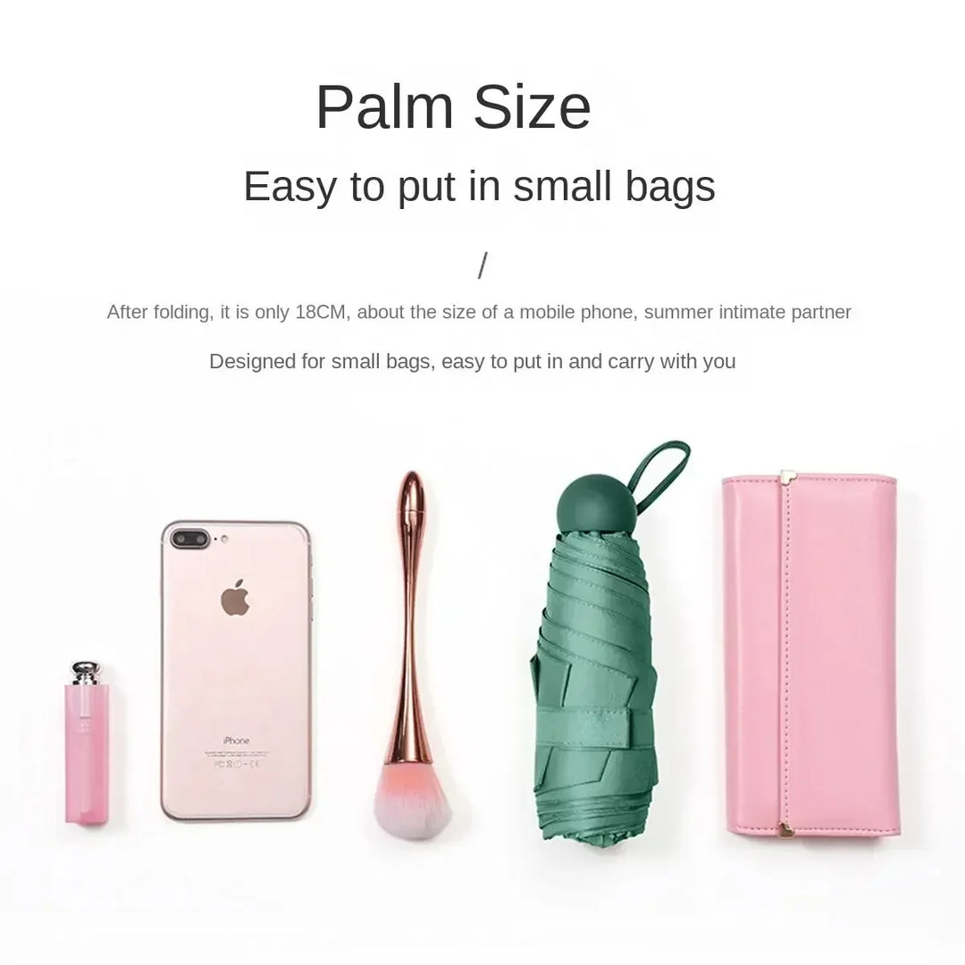 Mini Sunshade Rain Protection Minimal Umbrella | Kalsten