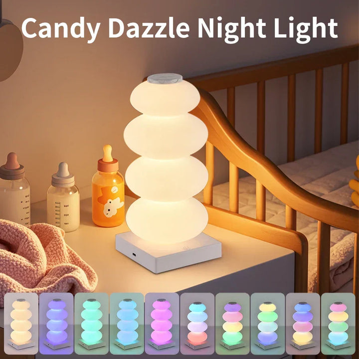 AuraGlow LED table lamp | 16 RGB colors & warm white | Touch dimming | USB operation | 3W | Kalsten