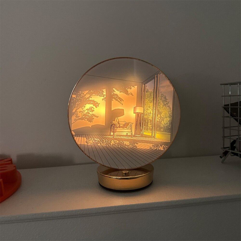 Creative Artistic Orb Painting Table Lamp | Kalsten
