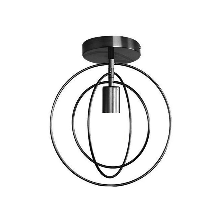 Modern Metal Gold Ceiling Light – Industrial Iron Pendant Lamp for Living Room, Bedroom, Aisle, Loft, E27 Home Lighting Fixture | Kalsten