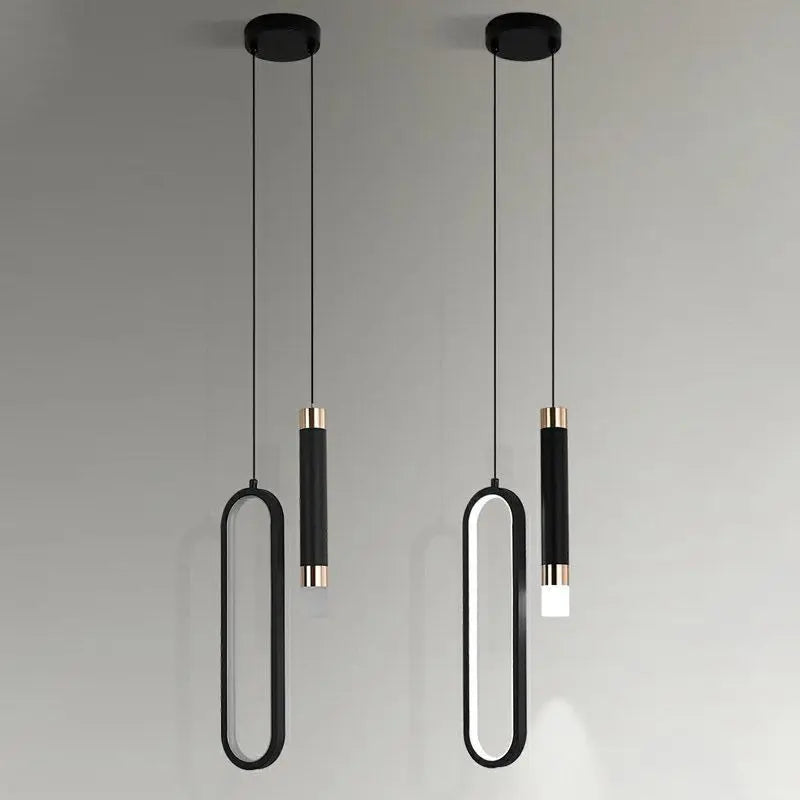 Modern Minimalist LED Pendant Light Chandelier – Adjustable Suspension Lamp for Bedroom, Living Room, and Home Decor | Kalsten
