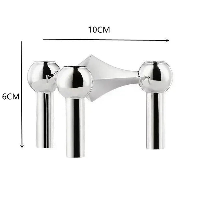Modern Metal Candle Holder – Nordic Style
