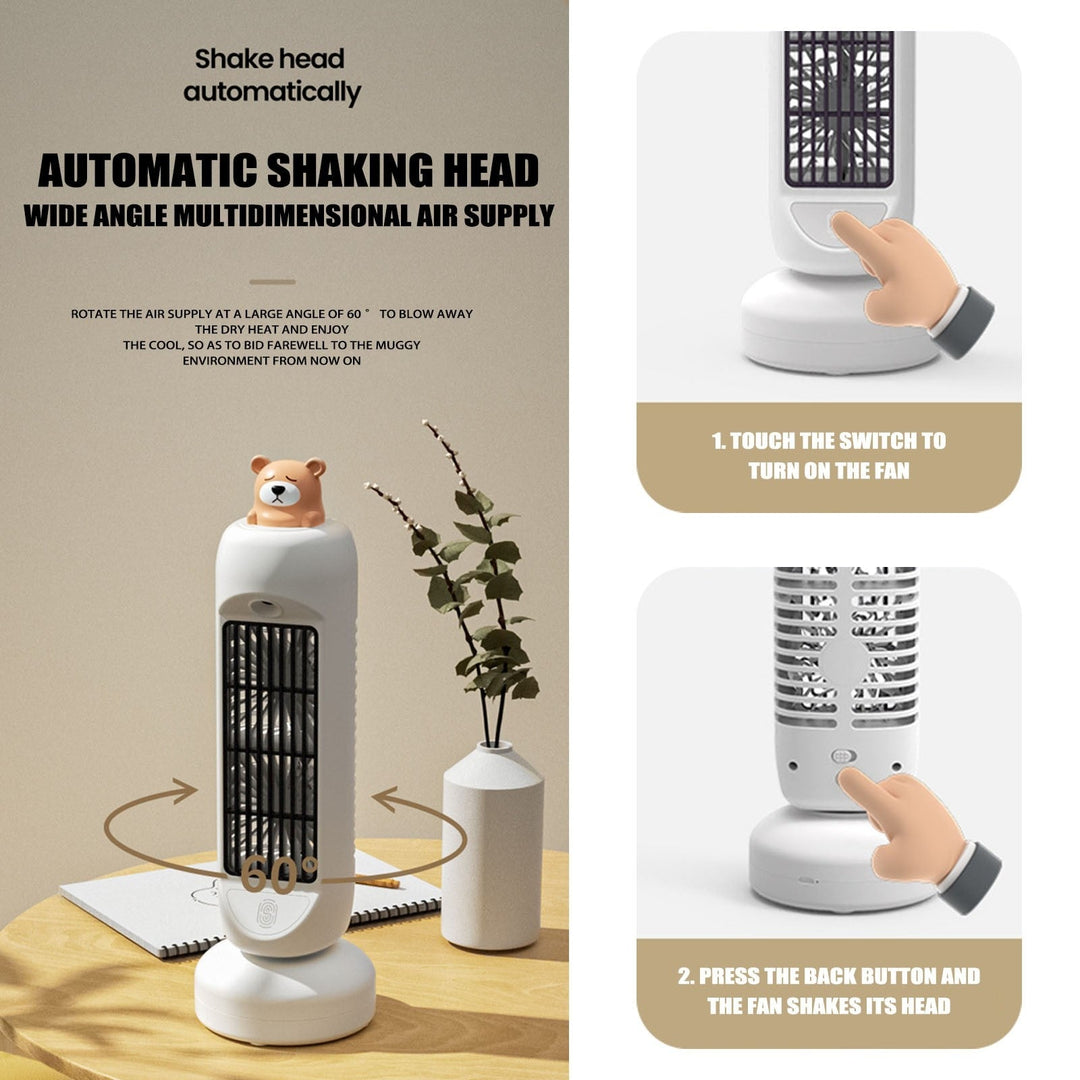 Mini Bear Air Cooler Humidifier Fan | Kalsten
