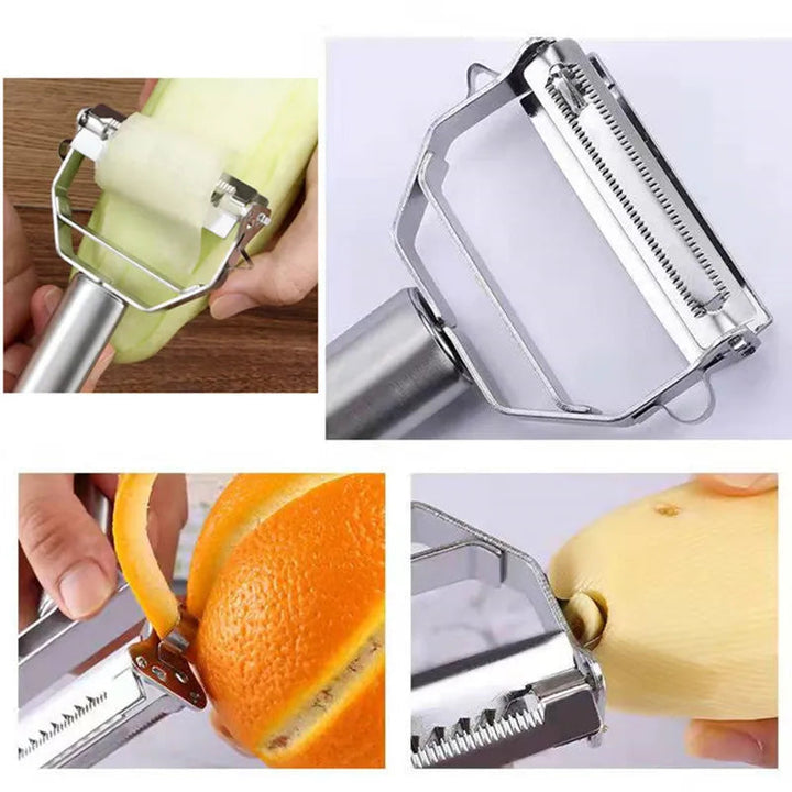 Vegetable Peeler Stainless Steel Ergonomic Rustproof | Kalsten