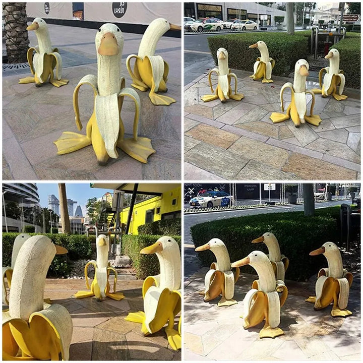 BananaDuck Decor Figure – Playful Resin Decoration for Indoor or Outdoor | Kalsten