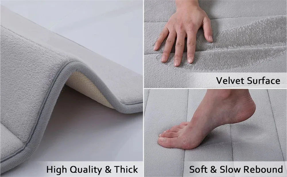 LuxSoft Memory Foam Bath Mat | Kalsten