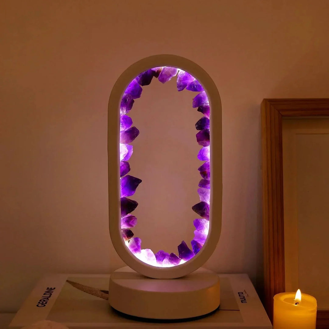 Kalsten | Natural Amethyst Crystal Lamp for Relaxation