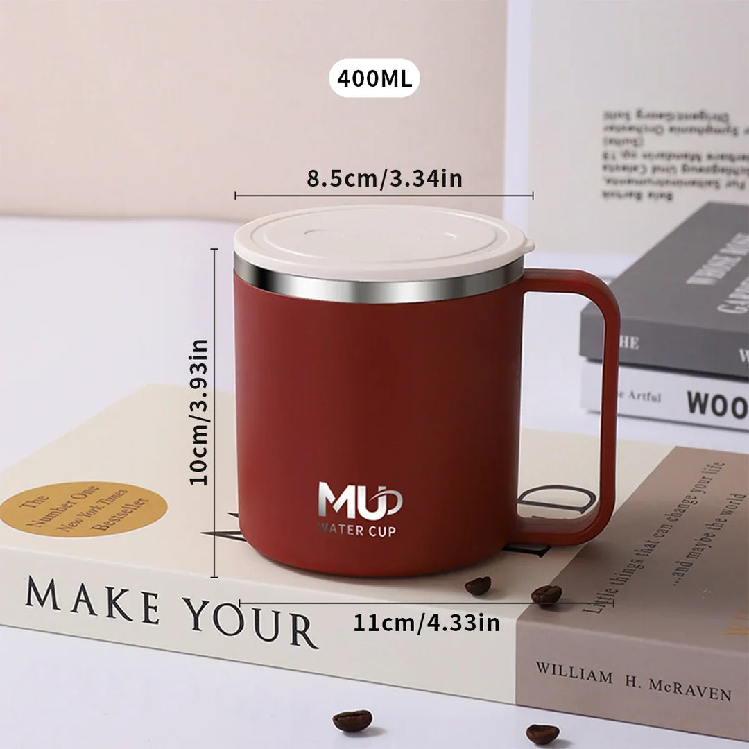 Insulated stainless steel coffee cup with lid | Kalsten
