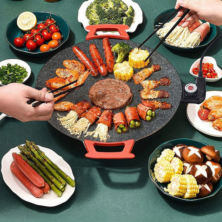 Kalsten | Smokeless Non-stick Plate Electric Grill
