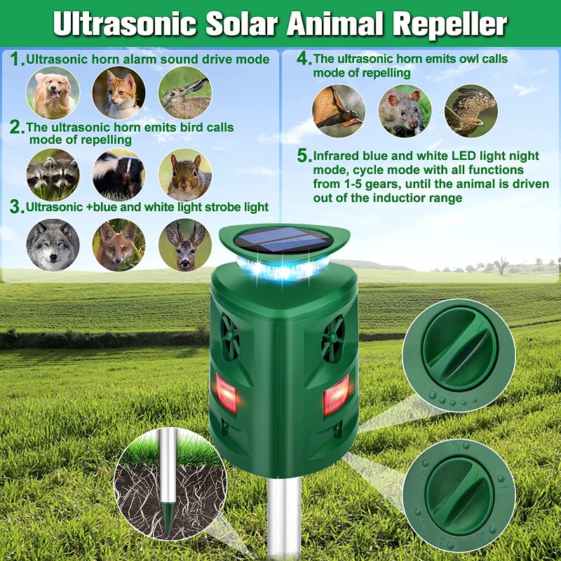 Skanto | Solar Ultrasonic Repeller